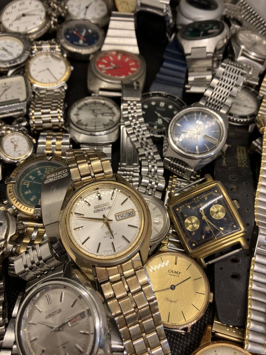 腕時計おまとめ SEIKO CITIZEN 懐中時計 自動巻き ロードマティック ５アクタス ルキア ジャンク・稼働品混在 セイコー VULAIN の画像6