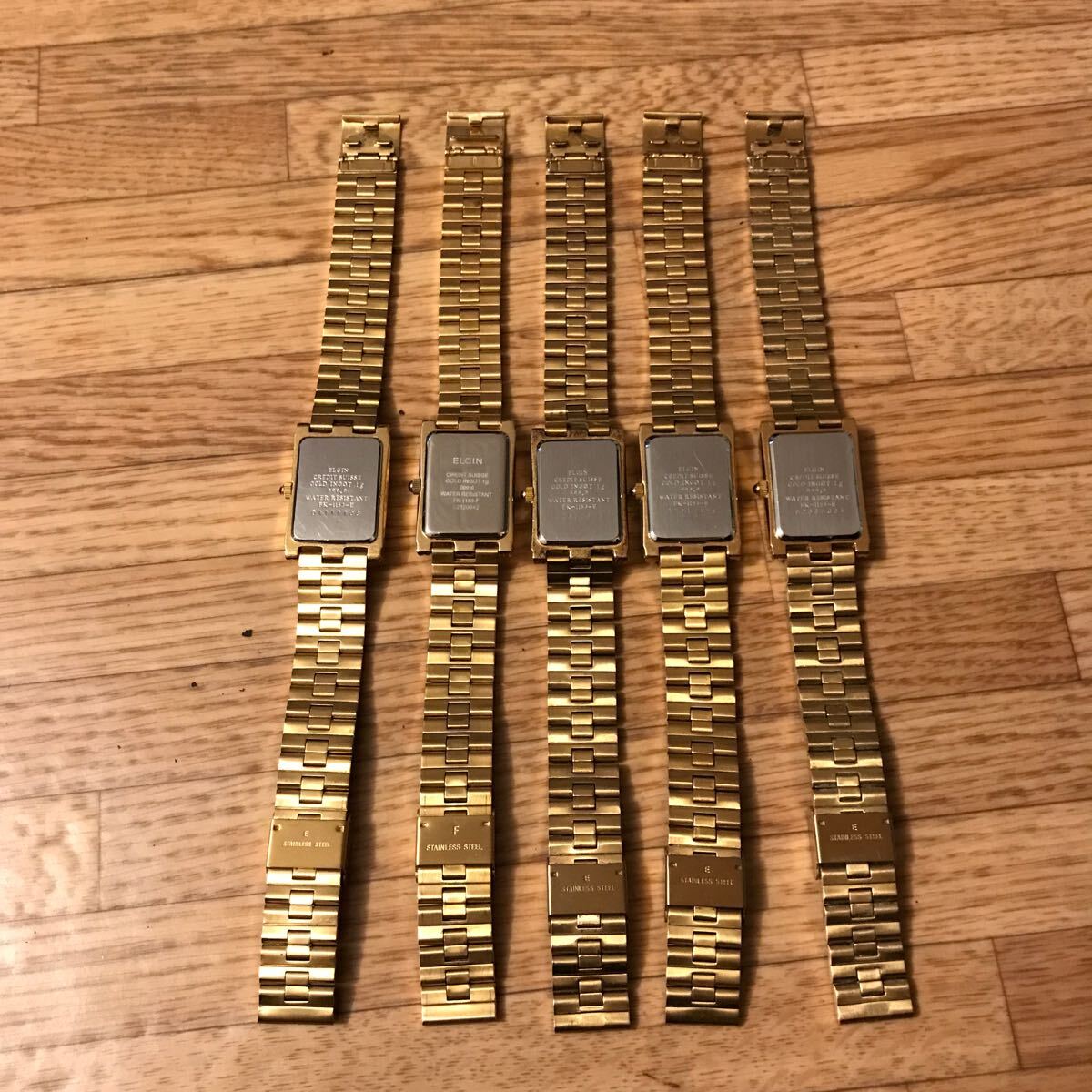 エルジン腕時計メンズ ５本セット ジャンク品の画像3