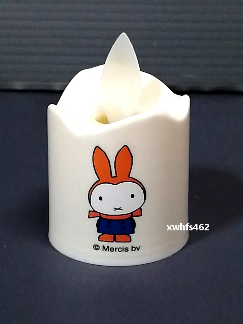 即決美品 ミッフィー ゆらゆらキャンドル E miffy LEDキャンドル LEDろうそく キャンドル ディック・ブルーナ インテリア 照明 zak_画像2