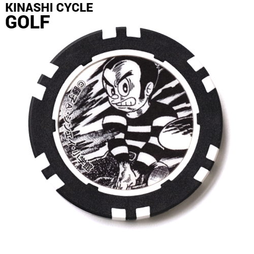 1個 新品【KINASHI CYCLE GOLF ゴルフマーカー(プロゴルファー猿) 木梨サイクル ゴルフ プロゴルファー猿 コラボレーション ゴルフマーカーの画像2