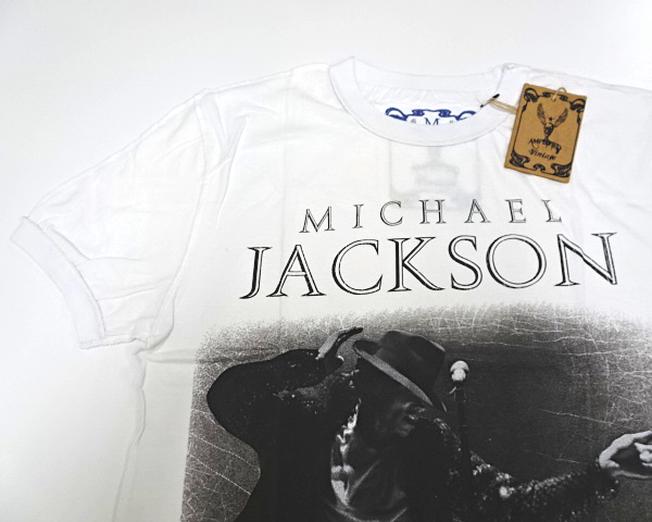 M 未使用【AMPLIFIED Vintage MICHAEL JACKSON Tee White 2009 アンプリファイド ヴィンテージ マイケルジャクソン Tシャツ ホワイト】_画像4
