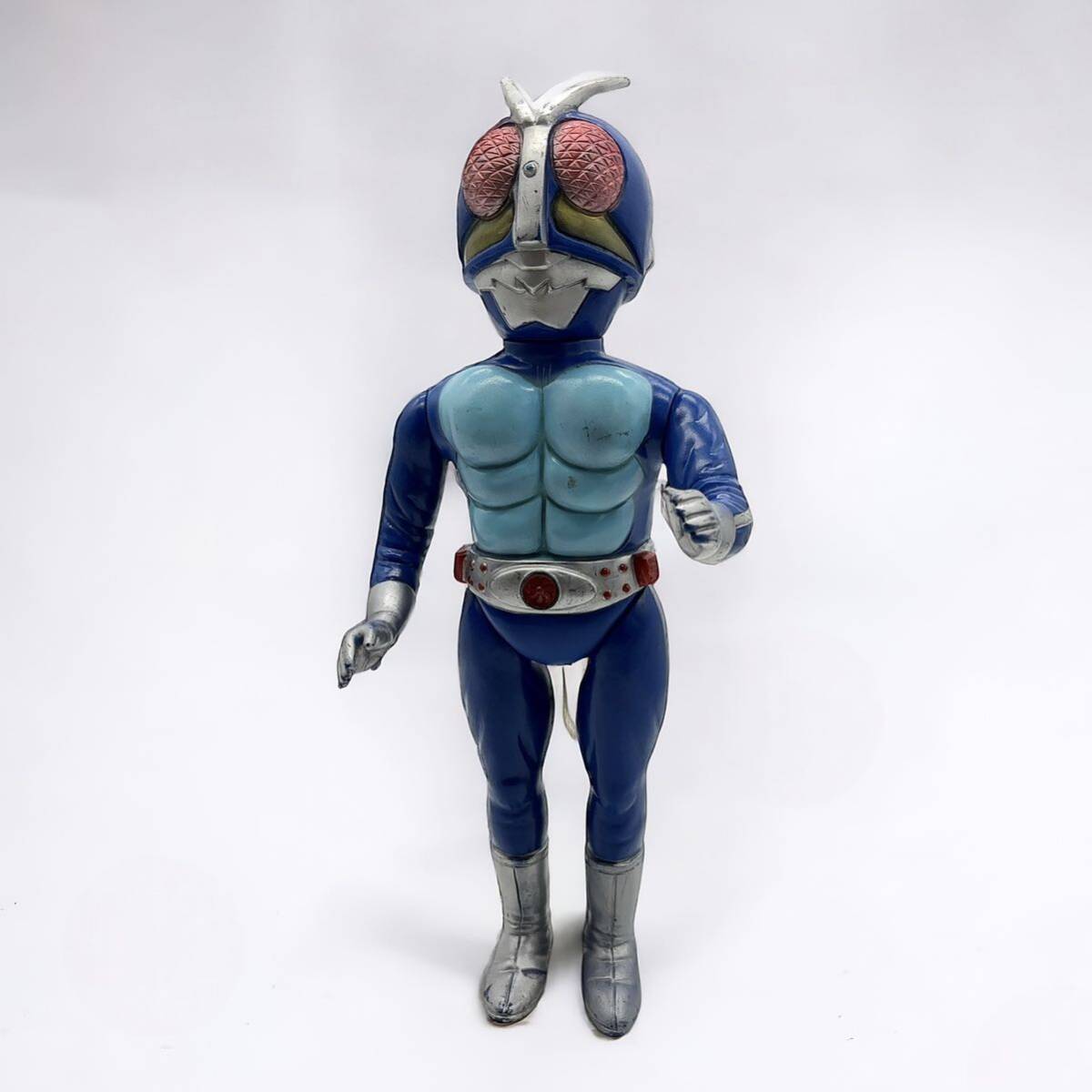 当時物 マスダヤ製 仮面ライダー 旧2号 トーキング人形 ソフビ 現状品の画像1