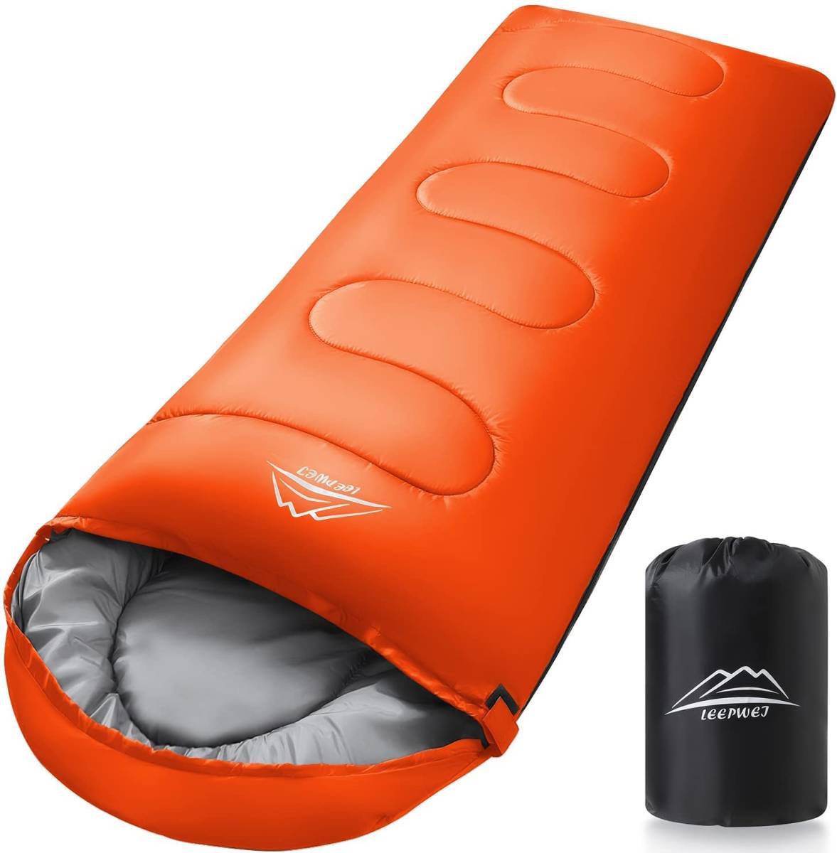  sleeping bag envelope type light weight heat insulation -15 times enduring cold 210T waterproof sleeping bag compact outdoor camp mountain climbing sleeping area in the vehicle disaster prevention for circle wash possible storage sack attaching 1kg