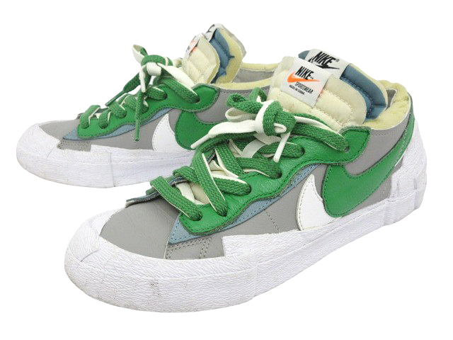 ナイキ NIKE サカイ ブレザー ロー スニーカー BLAZER LOW/SACAI Classic Green DD1877-001 size 24cm_画像1