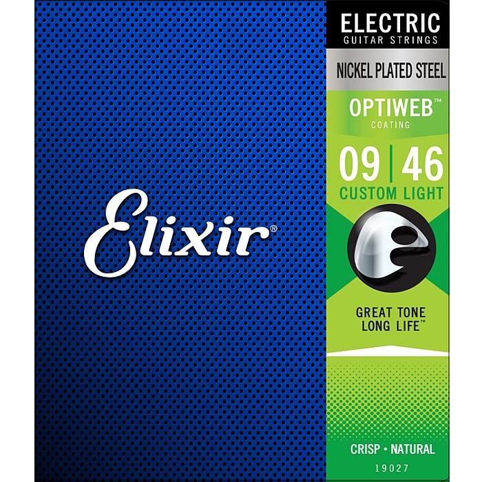 Elixir OPTIWEB #19027 Custom Light 009-046 Elixir покрытие струна электрогитара струна 