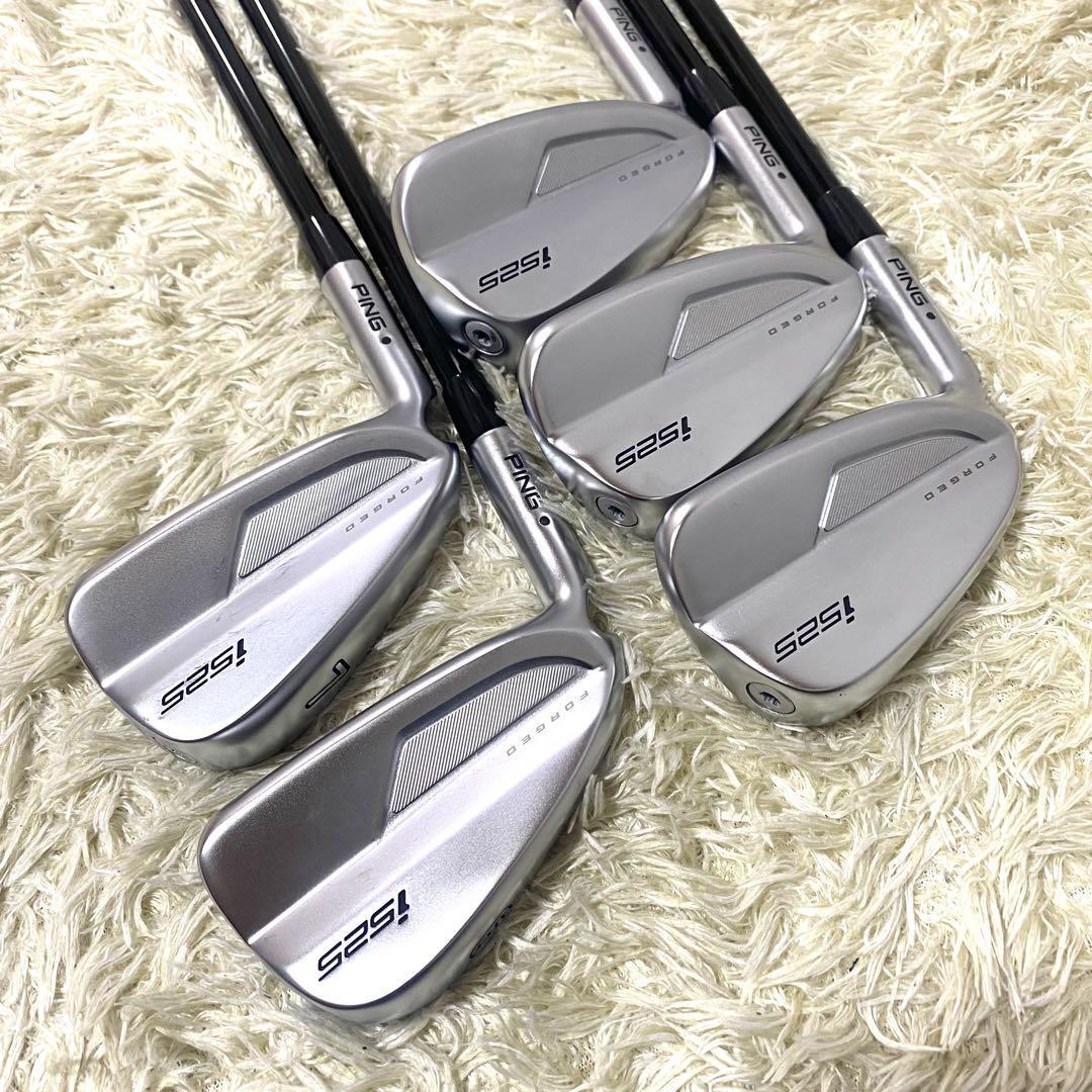 美品】ピン PING i525 アイアン 5本 レフティ 左利き ゴルフ 美品】ピン PING i525 アイアン 5本 レフティ 左利き ゴルフ