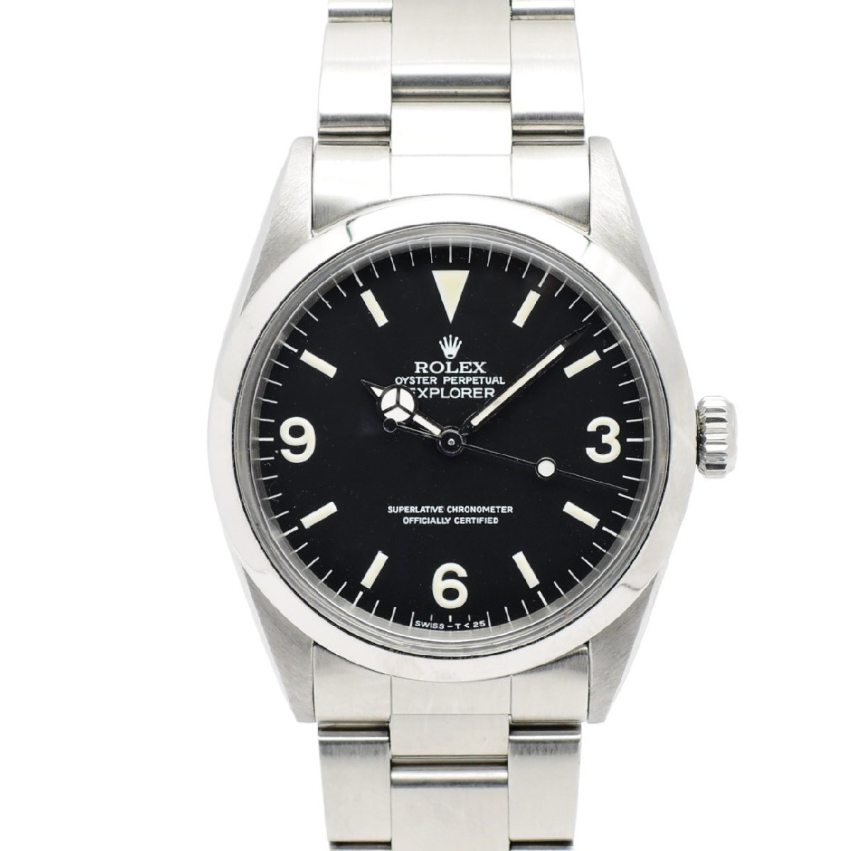  Rolex Explorer Ⅰ 1016 face black T-25 self-winding watch Rolex ExplorerⅠ AT CR000893