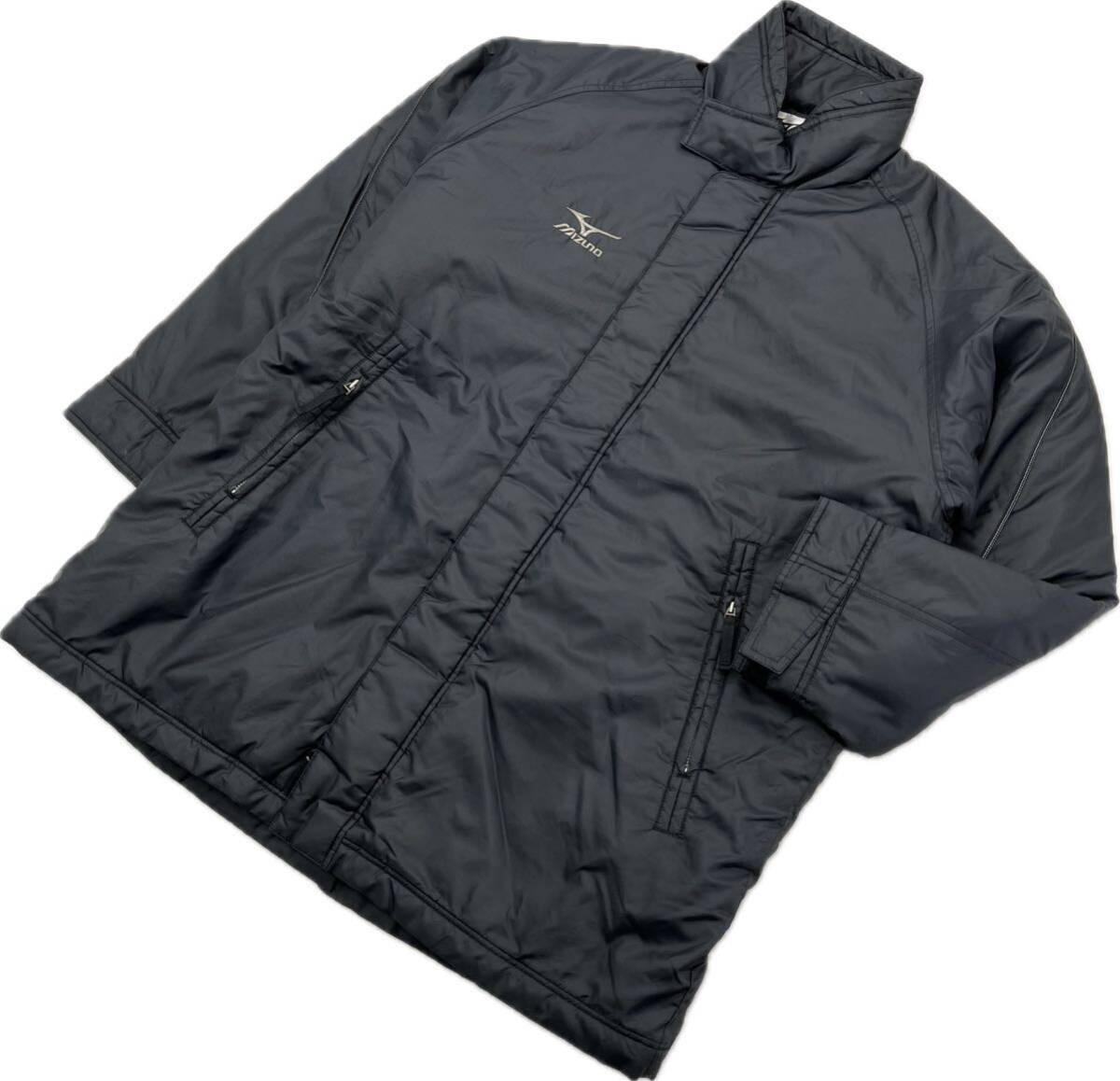 MIZUNO * bench coat protection against cold jacket coat black black O field sport training respondent . outdoor popular standard Mizuno #FA282