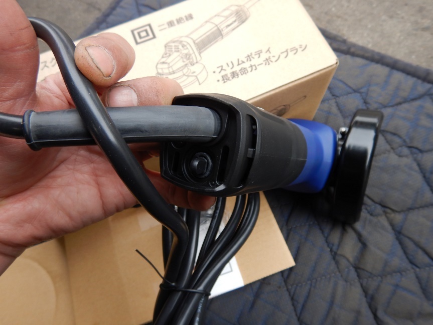 即決税0円未使用品富士製砥高速電機ディスクグラインダー100mm HDC-100 サンダー_画像9