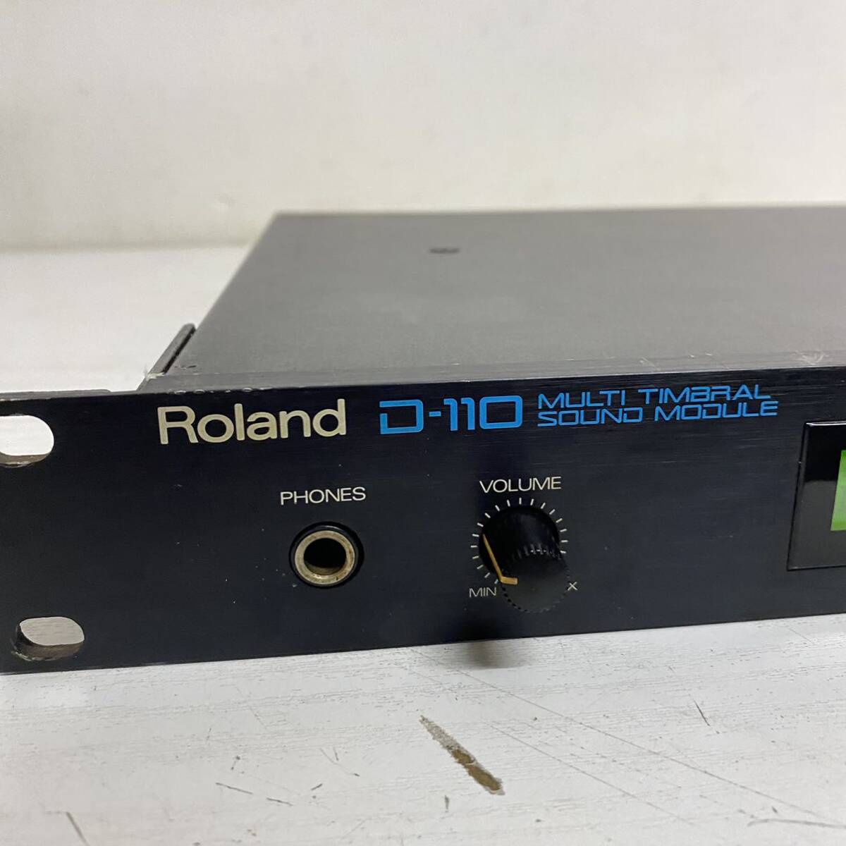 【現状品】Roland D-110 音源モジュール ローランド マルチサウンドモジュール ジャンク 現状品の画像3