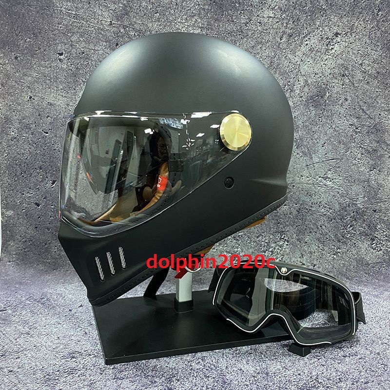 バイク 内蔵サングラス ハーレー オンロード ヘルメット フルフェイスヘルメット M~XXL サイズ、色、選択可 の画像5