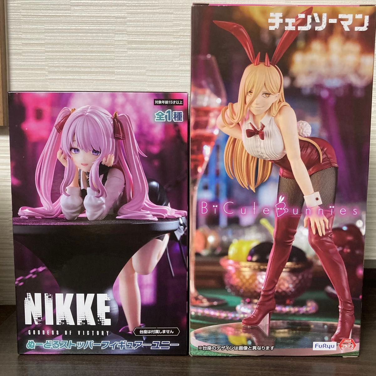 プライズフィギュア　新品未開封　2点セット　チェンソーマン BiCute Bunnies パワー 勝利の女神　NIKKE  ニケ