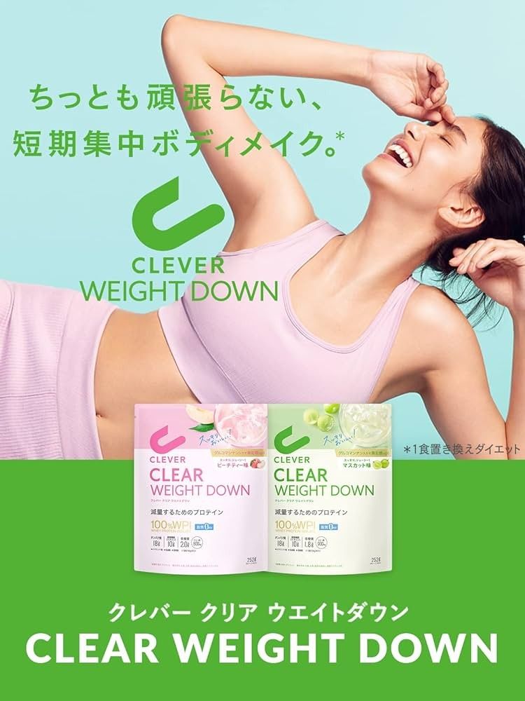 【3個セット】CLEVER CLEARPROTEIN　WPIホエイプロテイン マスカット味　25g×3個セット