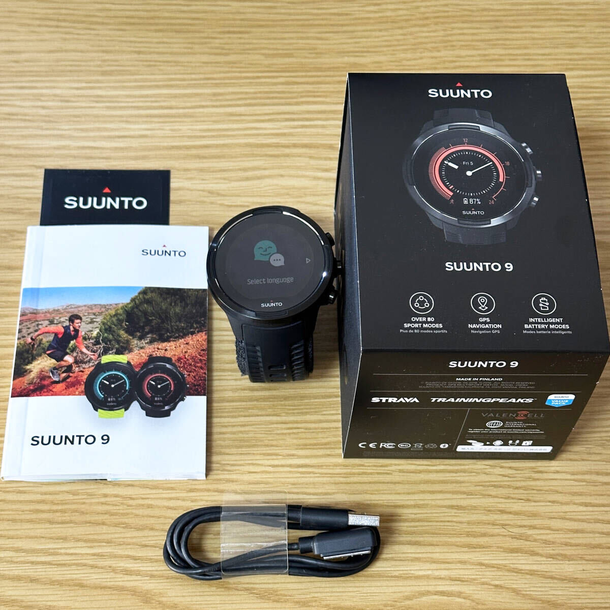 スント SUUNTO 9 BARO 正規品 アウトドアスポーツウォッチ　GPS 心拍計 高度気圧計 スマートウォッチ 登山 トレイルランニング_画像1