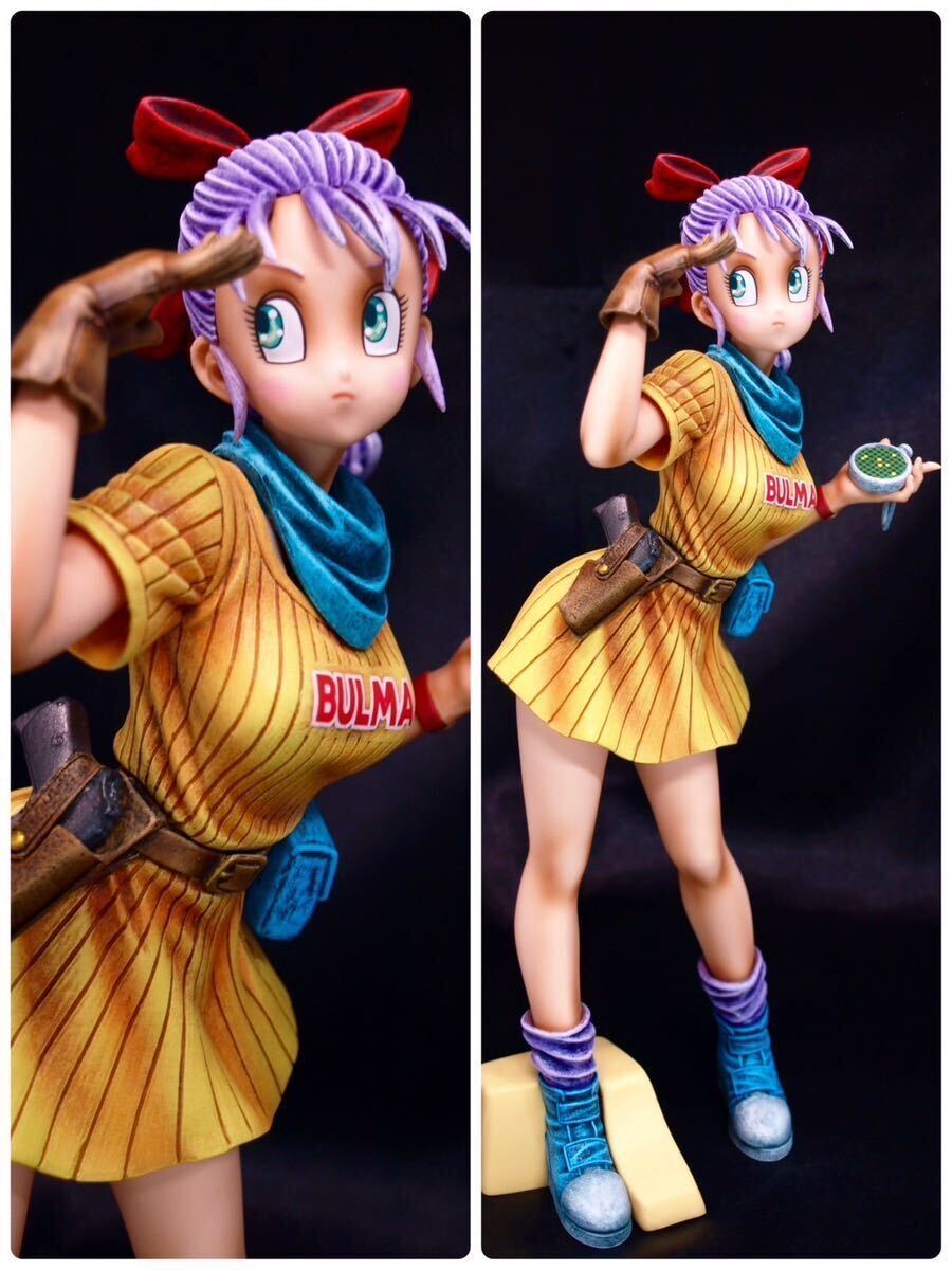 ドラゴンボール/ブルマ/フィギュア/リペイント/瞳修正/GLITTER&GLAMOURS/BULMAⅢ/イエローカラー/カスタムペイント/DRAGON BALLの画像1