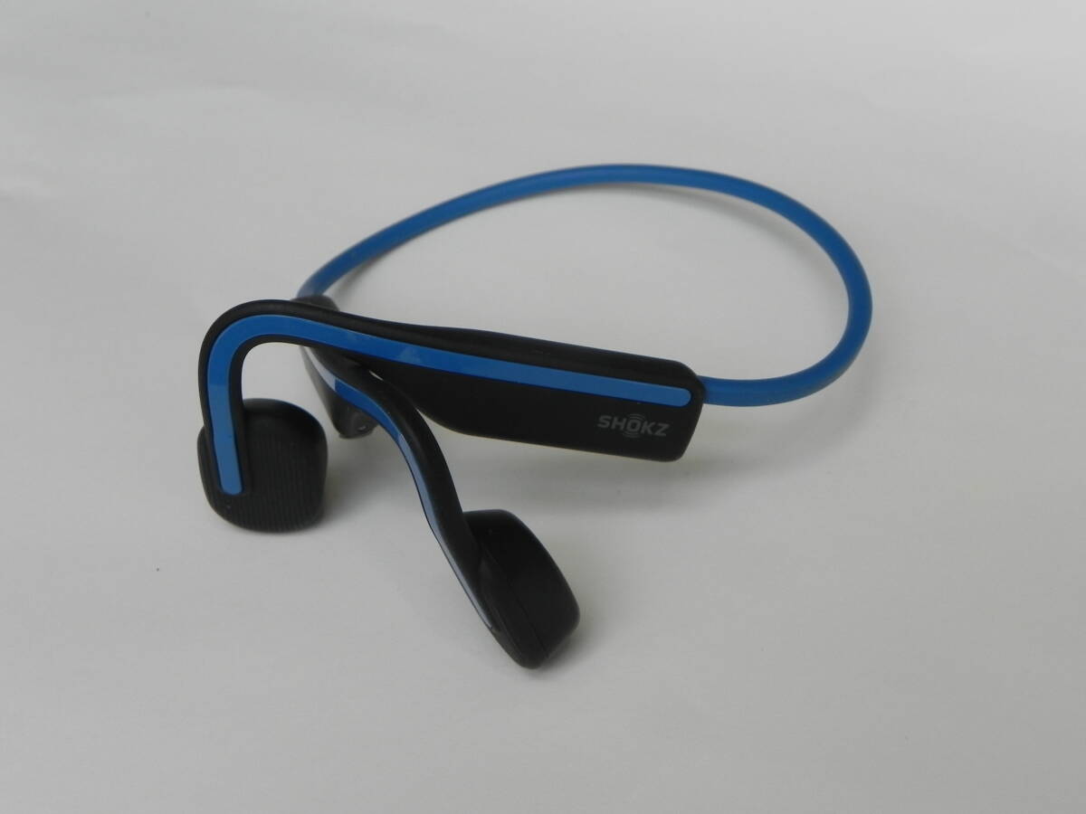 中古 ★ SHOKZ MODEL BLUE S661 スポーツ骨伝導イヤホン （090）の画像2