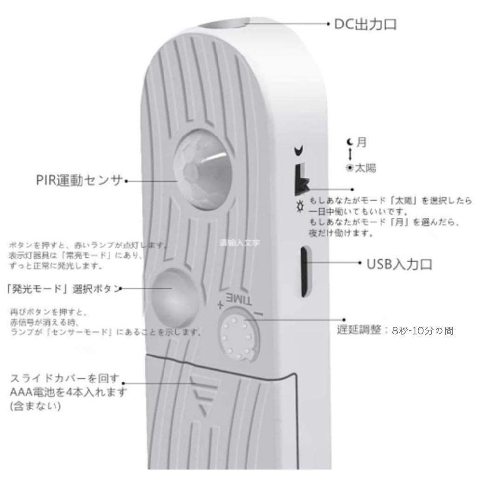 LED テープライト 人感センサーライト 暖白色 1m 省エネ 自動点灯_画像5