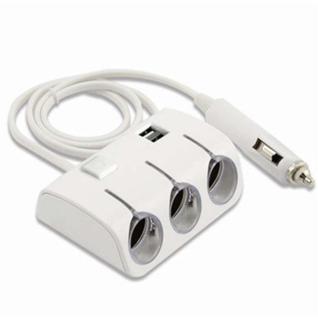 シガーソケット カーチャージャー 3連 USB 車 スマホ 充電器 スイッチ付の画像6