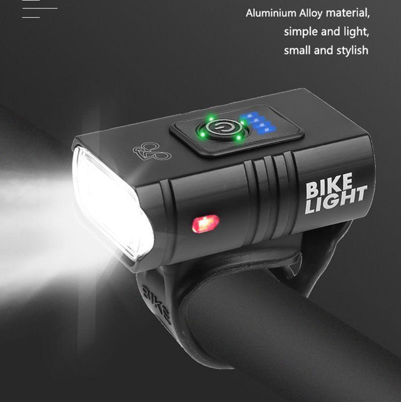 自転車用 LEDヘッドライト USB充電式 防水 400ルーメン 軽量 バイク_画像6