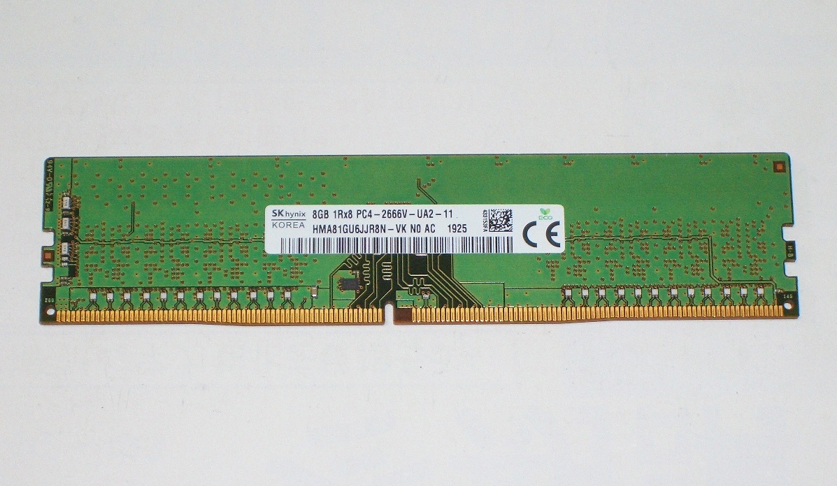 ◆高速！HP純正 PC4-21300（DDR4-2666）288pin 8GB 完動品 即決！★送料120円！_画像1