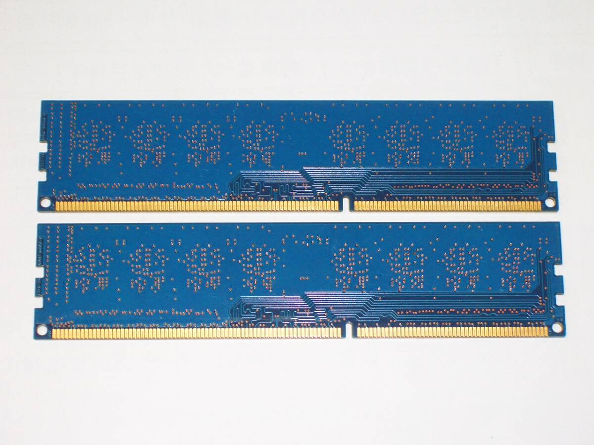 ◆hynix製 PC3-12800 (DDR3-1600) 4GB (2GB×2枚) 完動品 即決！★送料120円！_画像3