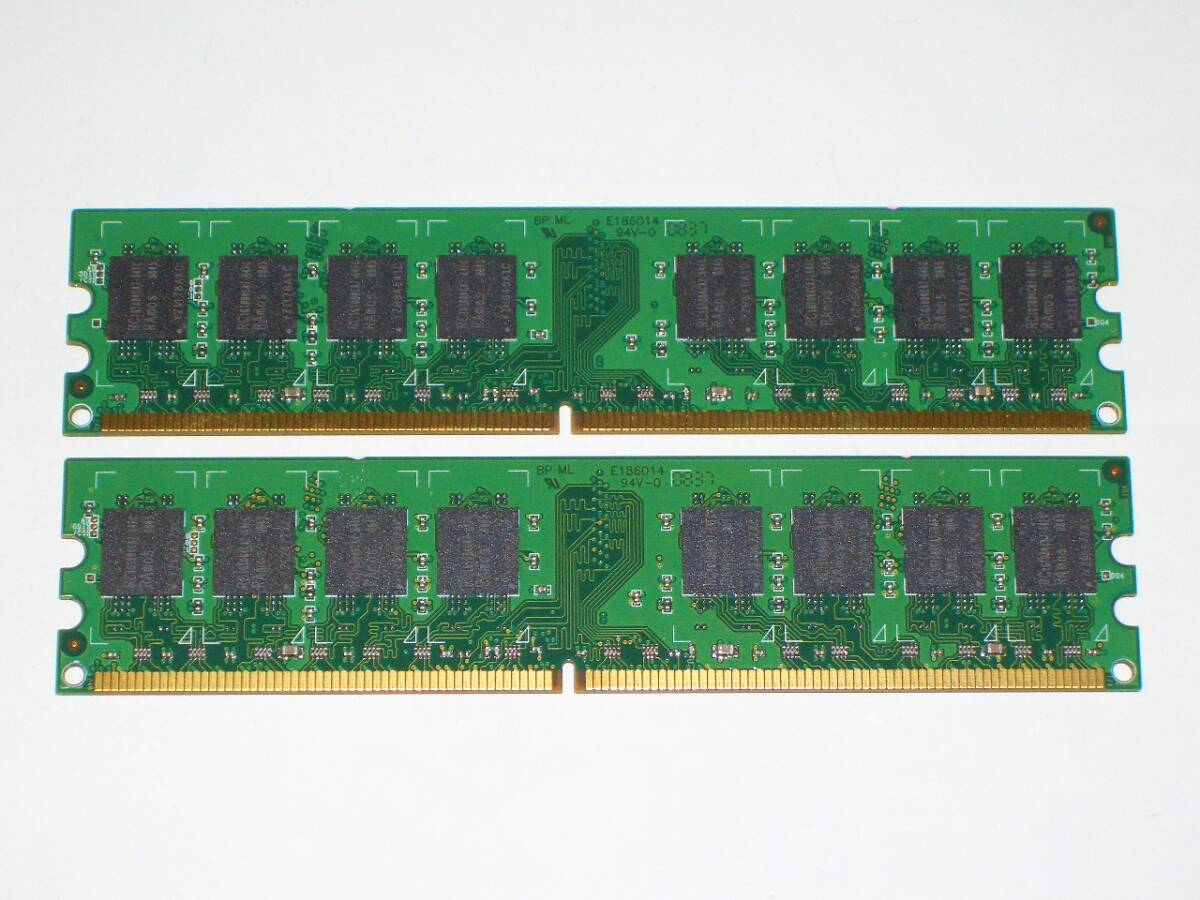 ◆Blitz製 PC2-6400 (DDR2-800) 4GB（2GB×2枚組）完動品 即決！★送料120円_画像3