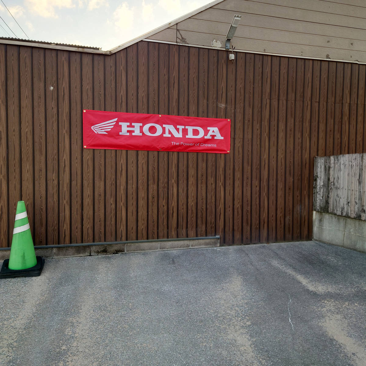 ホンダ フラッグ 450x1800㎜ HONDA R06 装飾 バイク ガレージ アメリカン雑貨 ポスター USA インテリア レーシング 旗 バナー 看板 旗の画像4