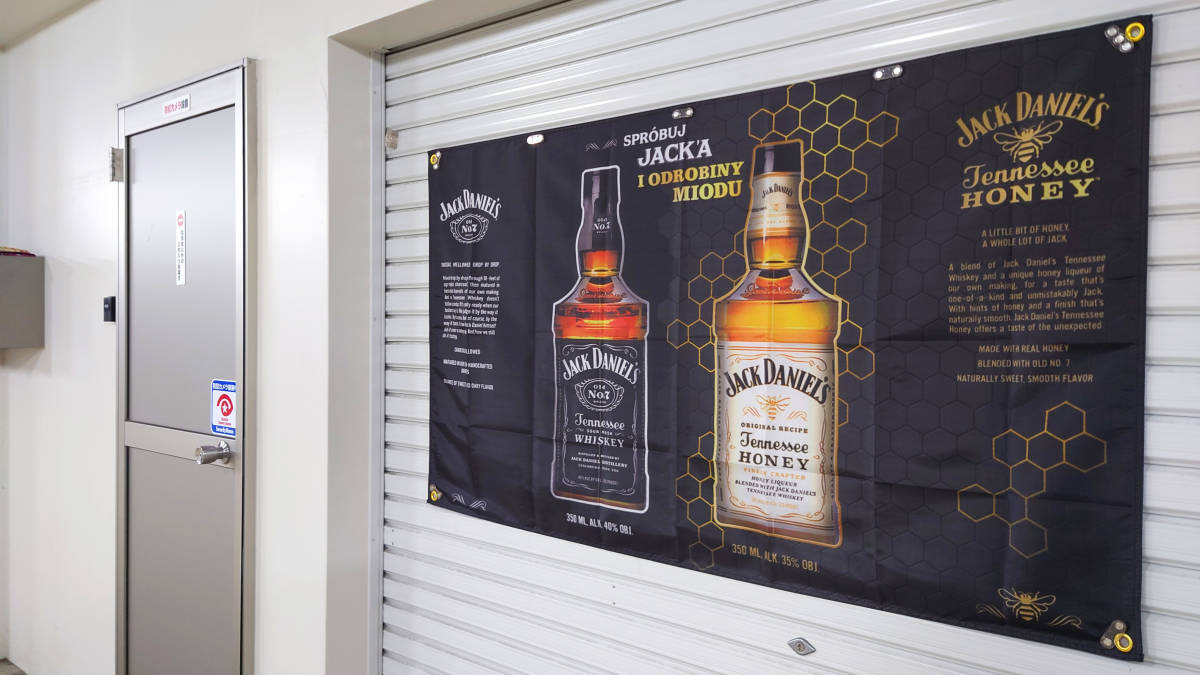 ジャックダニエル フラッグ P391 JACK DANIEL’S 壁面装飾ガレージポスター タペストリー USA雑貨旗 Barインテリア ウイスキー ブリキ看板_画像8