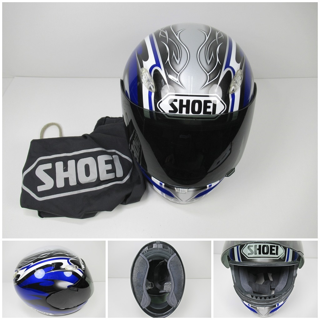 ◆[C28]SHOEI ショーエイ フルフェイスヘルメット 品名/Z-4 サイズ/M(57-58cm) 日本製 現状品の画像1