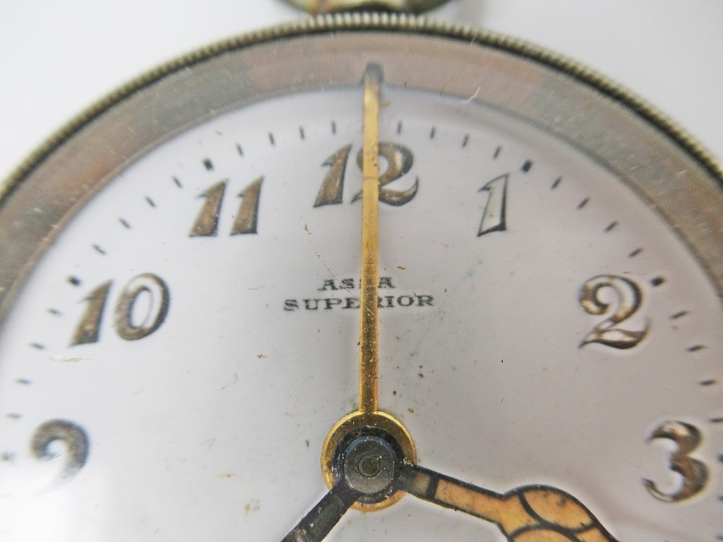 ☆[A90]SUPERIOR スーペリア 懐中時計 手巻き スイス製 アンティーク 動作確認済の画像4