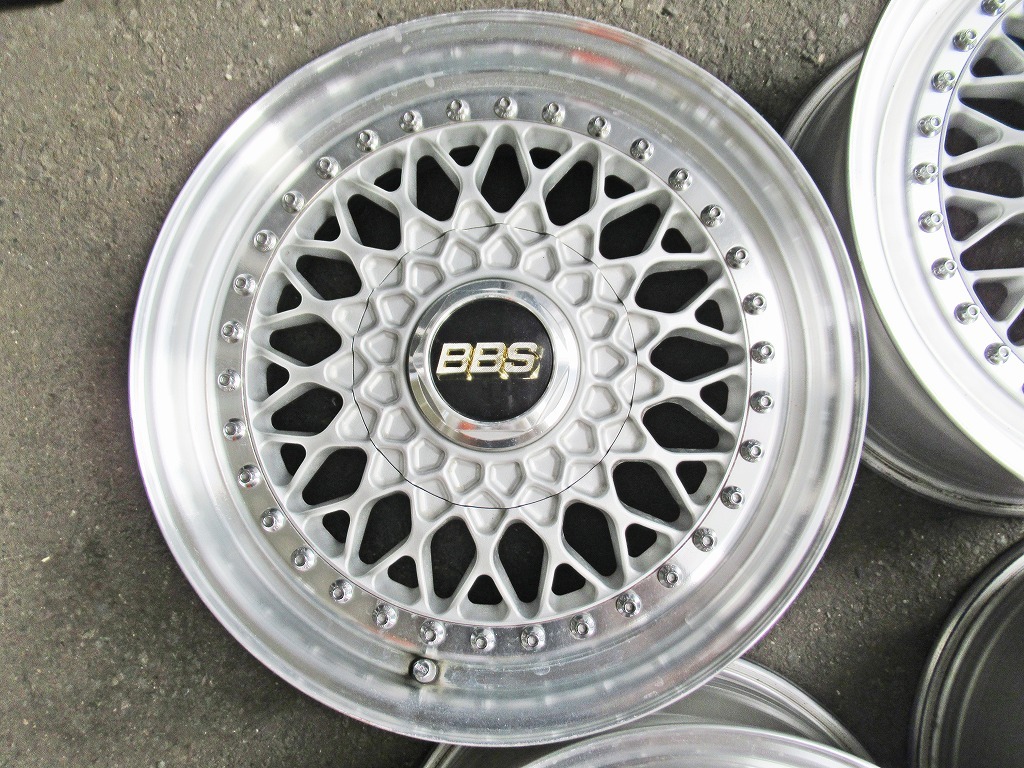 ◆[K0503]BBS　GERMANY　GESCHMIEDET　RS137　7Jx16H2ET45　アルミホイール　4本セット　16インチ　現状品　引取り可能(大阪市)