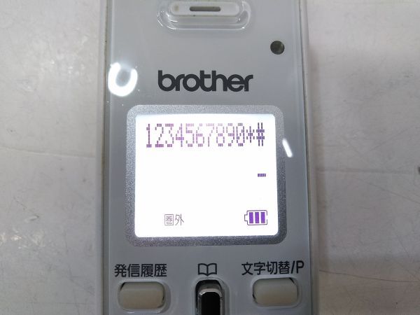 ♪Brother ブラザー 増設用子機 BCL-D110 充電台付 コードレス電話機 A033003H @60♪の画像6