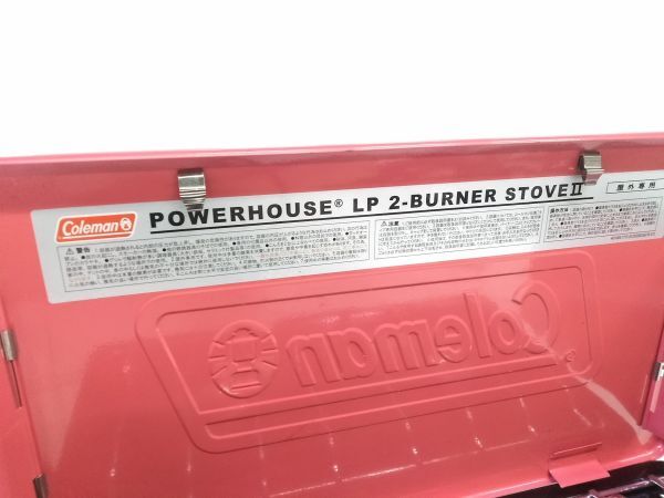 ◇Coleman コールマン パワーハウス LPツーバーナー ストーブ2 BURNER STOVE 4010051715 コンロ キャンプ アウトドア 0314B12D @140 ◇_画像2