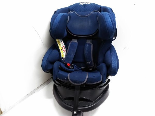 □Aprica アプリカ Fladea grow フラディアグロウ 2107709 ISOFIX チャイルドシート ベビー用品 360°回転 ～17.5kg A-4-19-13 @180 □の画像3