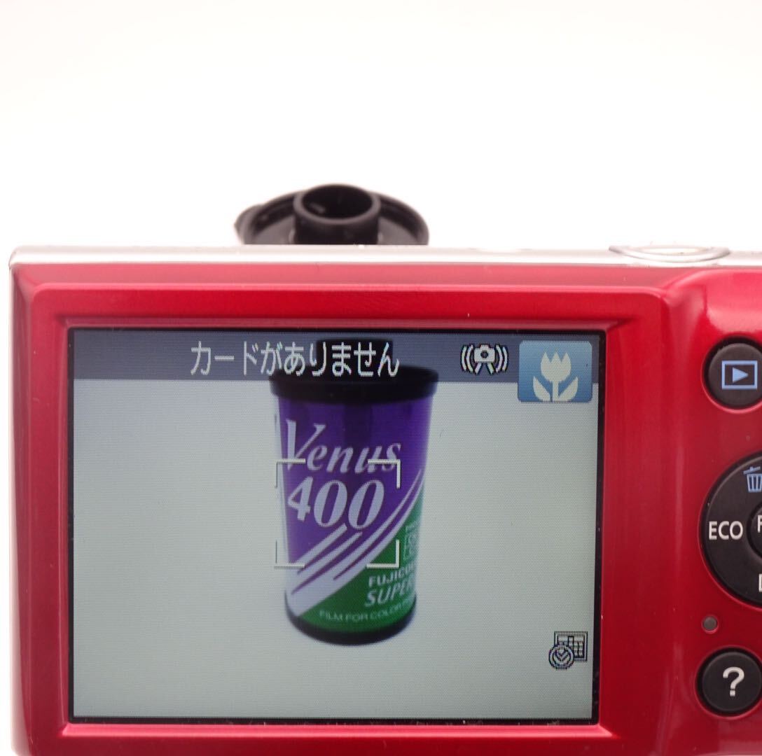 【動作確認済】 Canon IXY 160 RE レッド コンパクトデジタルカメラ キャノン イクシィシリーズ 純正バッテリー付属 1円スタートの画像5