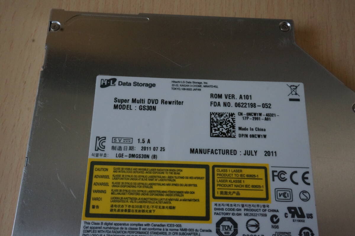 ノートパソコン用 内蔵 スーパーマルチDVDドライブ サムスン TS-L633 + おまけ スーパーマルチドライブ LG GS30Nの画像10