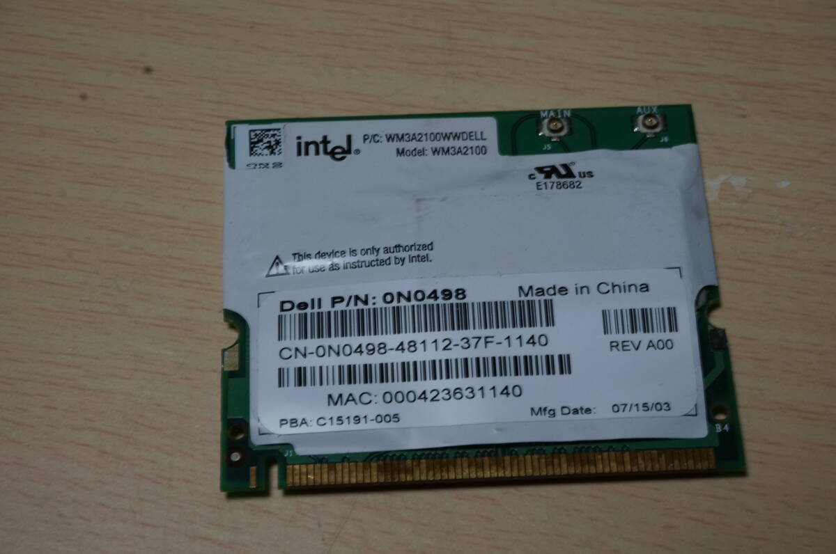 ノートPC用 無線LAN Mini-PCI Wifiカード 3枚セットの画像6