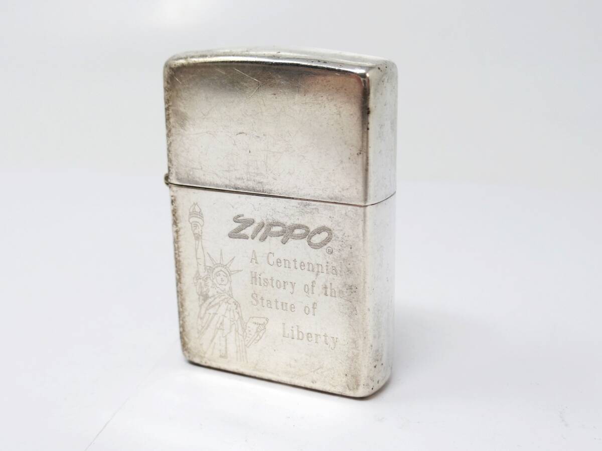 ZIPPO ジッポー 1995 スターリングシルバー 銀 自由の女神 ライター オイルライター 　　＃39_画像1