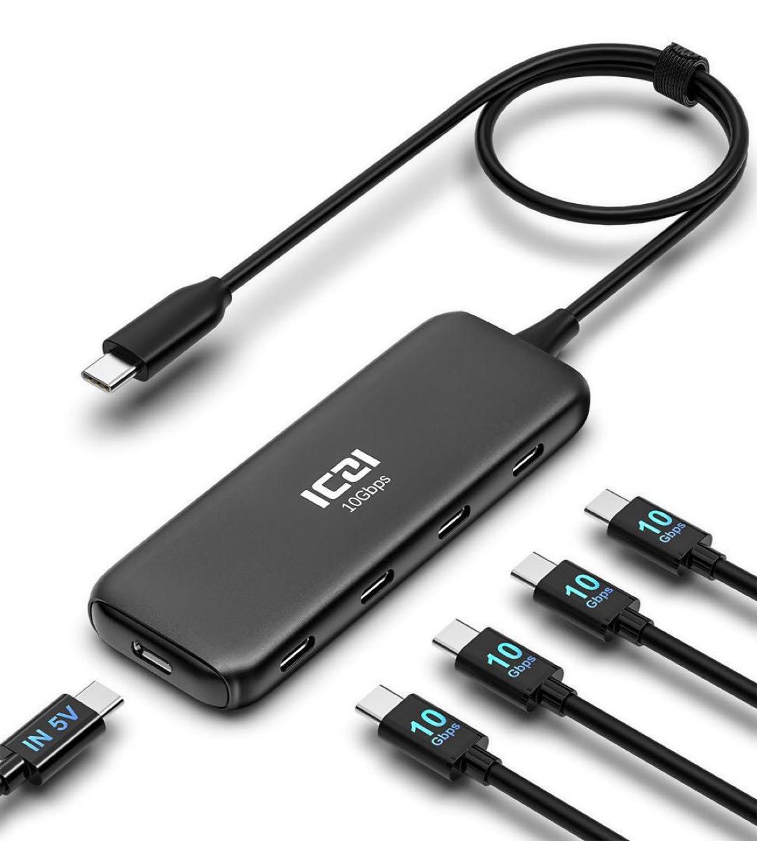 10Gbps USB C ハブ3.2 Gen 2 4ポート拡張 タイプC  Type-C 多機能ハブ HDMI USB-C USB