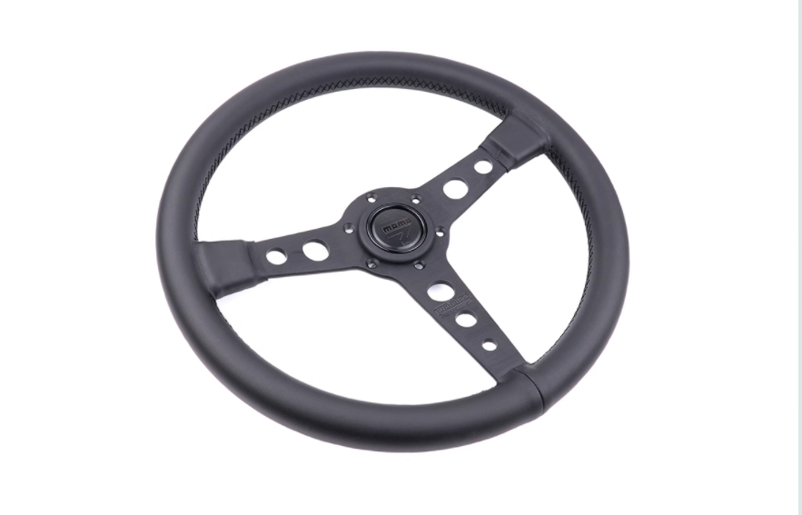 #033 new goods steering gear steering wheel 350mm/14 -inch leather racing momo sport steering wheel 