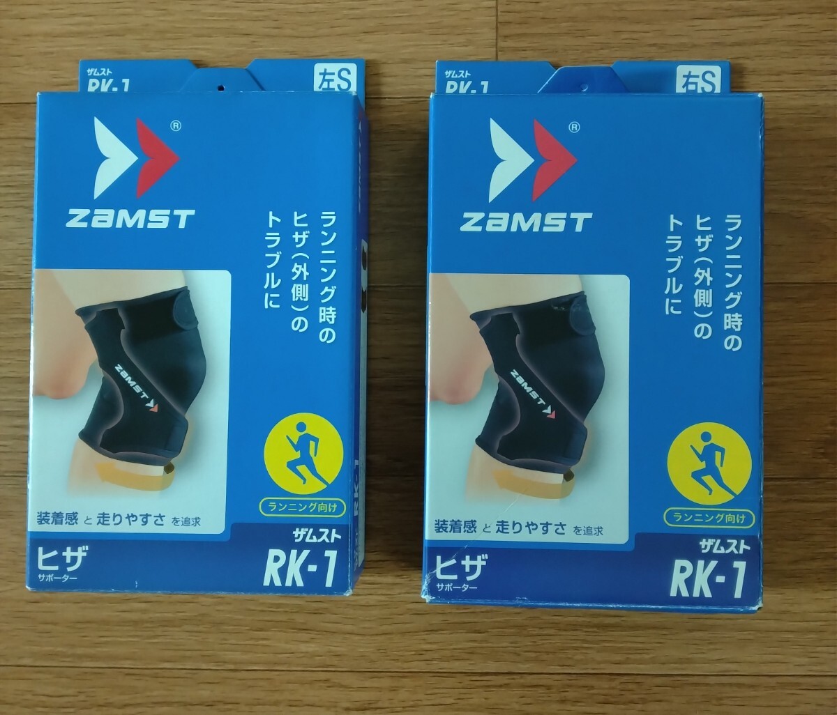 膝サポーター　ザムスト　ランニング用　陸上競技　足用サポーター　ZAMST　_画像1