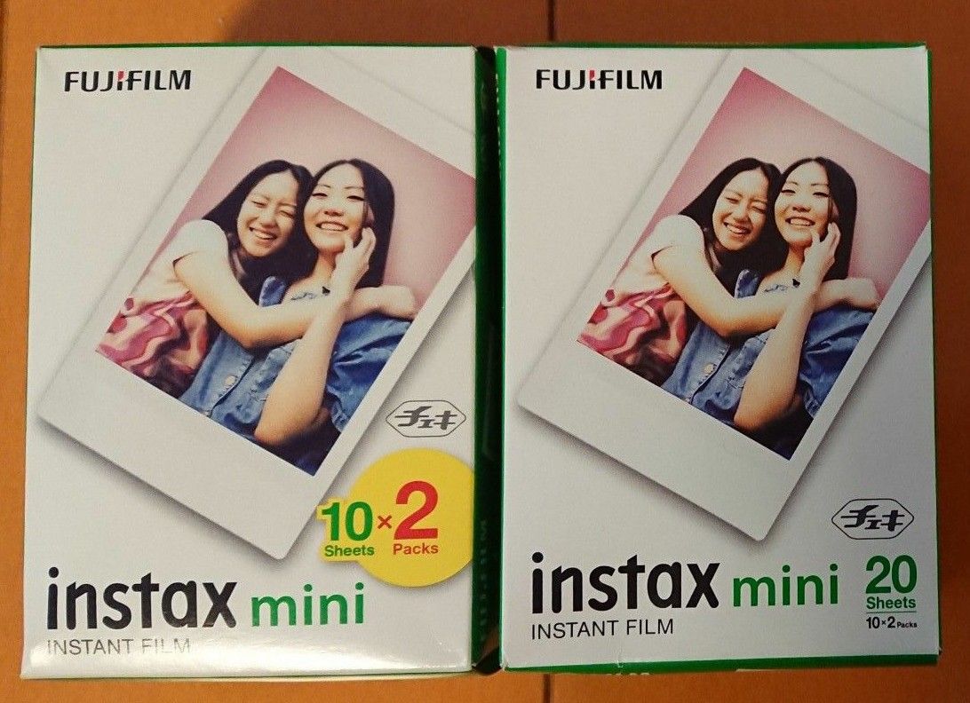 【純正】チェキ フィルム計40枚 FUJI FILM instax mini20