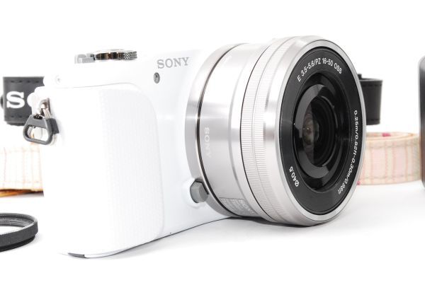 ★極上品★ ソニー SONY NEX-3N ボディ ホワイト + レンズ E PZ 16-50mm F3.5-5.6 OSS SELP1650 ミラーレス一眼カメラ #VA15170195の画像5