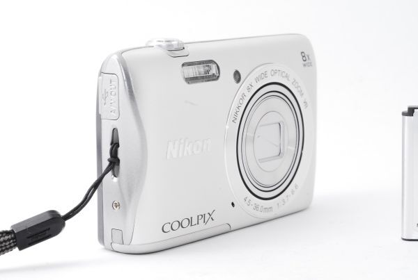 ★極上美品★ ニコン NIKON COOLPIX S3700 シルバー コンパクトデジタルカメラ #VA33200210_画像6