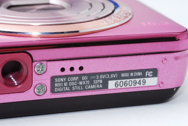 ★極上品★ ソニー SONY Cyber-shot DSC-WX70 ピンク ★元箱付き★ コンパクトデジタルカメラ #VA30130140_画像4