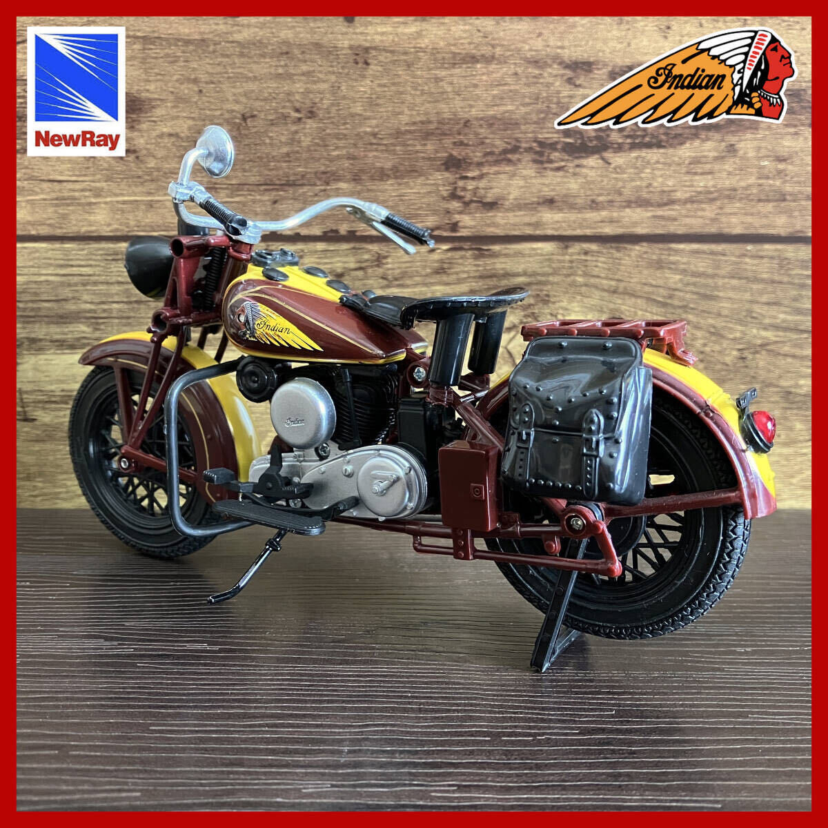 NewRay ニューレイ 1:12 『Indian Sport Scout インディアン スポーツスカウト 1934』ダイキャスト ミニカー 模型／バイク オートバイの画像6