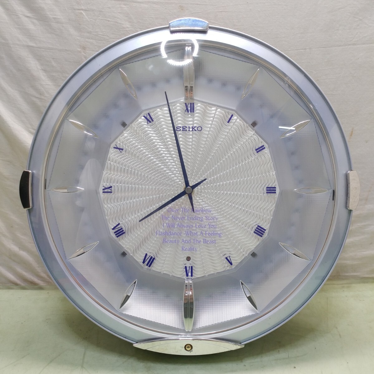 SEIKO/セイコー 掛け時計 ILLUMINA/イルミナ RE545L LED からくり時計 メロディー時計 アナログの画像1