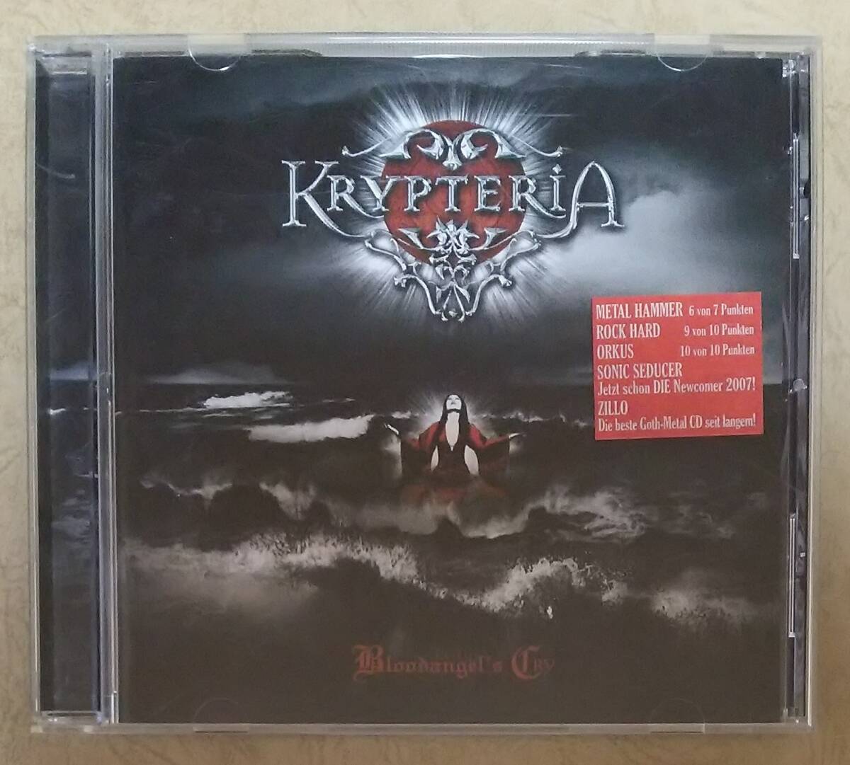 【HM/HR】 KRYPTERIA (クリプテリア) / BLOODANGEL'S CRY (ブラッドエンジェルズ・クライ)　輸入盤　ジャーマン・シンフォニック/ゴシック_画像1