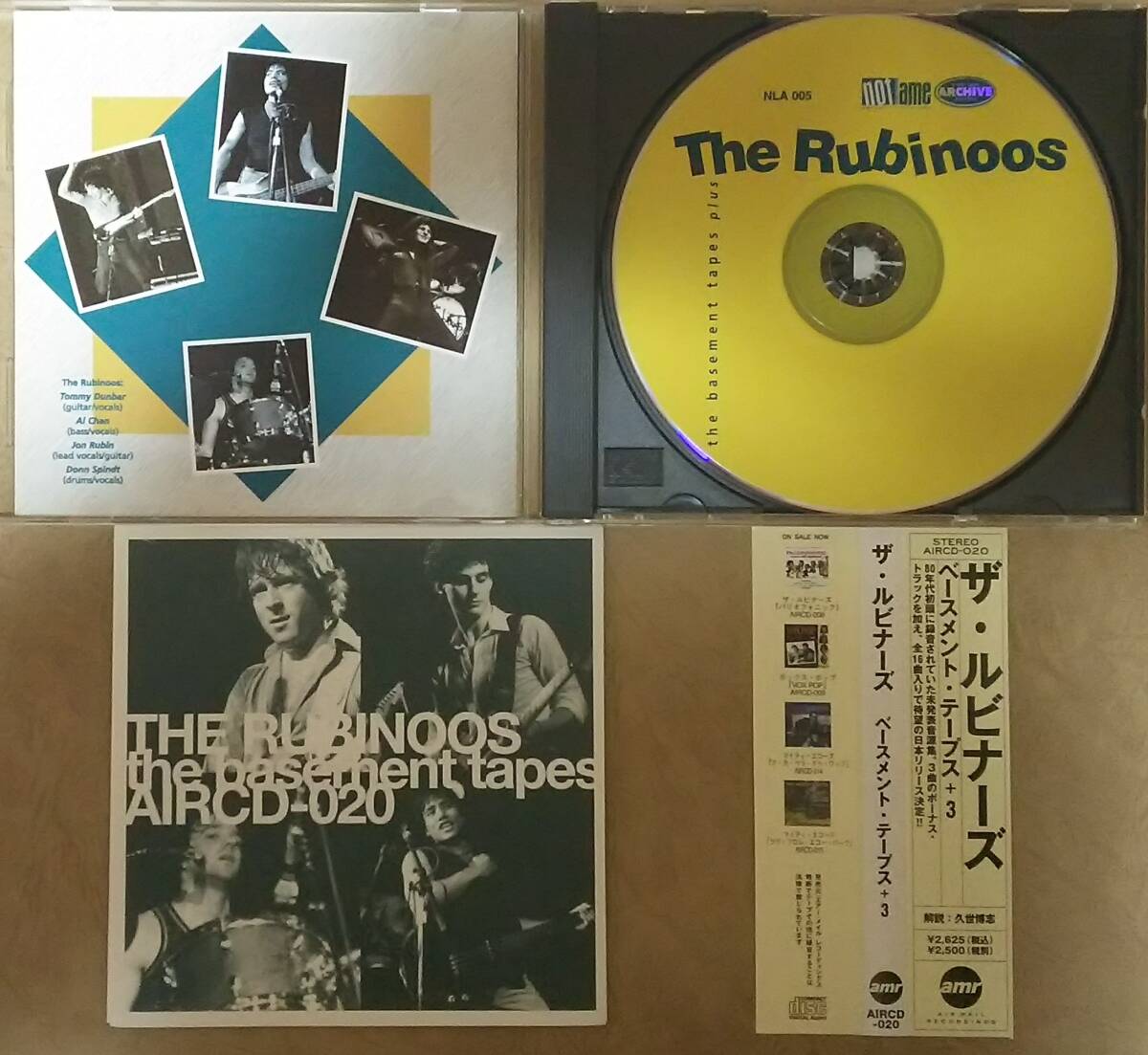【ROCK】 ザ・ルビナーズ (THE RUBINOOS) / ベースメント・テープス +3 (the basement tapes plus)　帯付　未発表音源集　パワーポップ_画像3