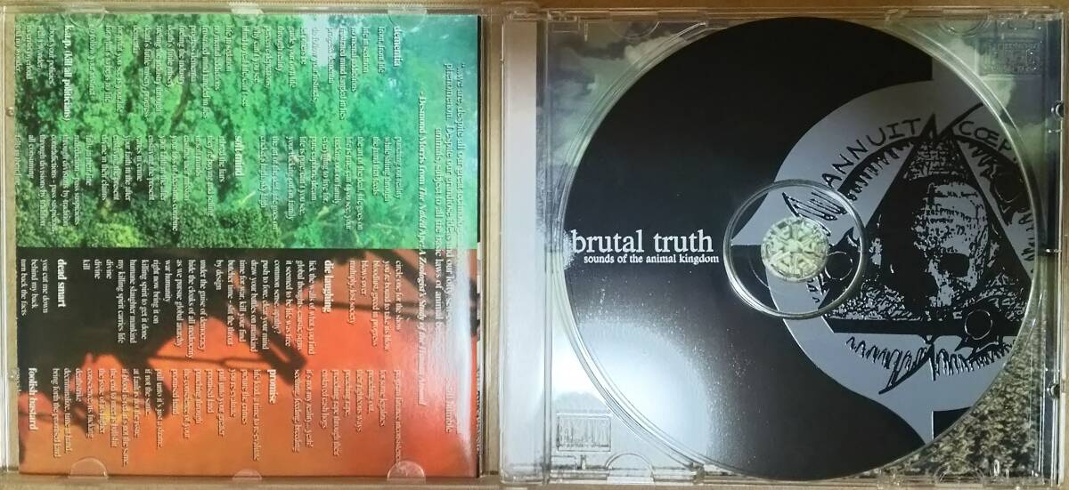 【HM/HR】 BRUTAL TRUTH (ブルータル・トゥルース) / SOUNDS OF THE ANIMAL KINGDOM (サウンズ・オブ・ザ・アニマル・キングダム)　輸入盤_画像3